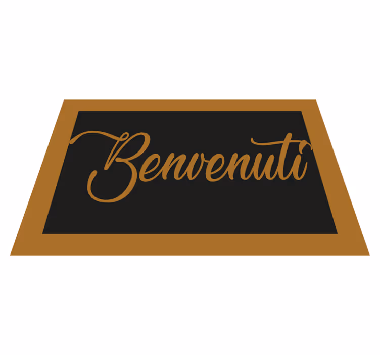 Tovaglietta personalizzata benvenuti - TenStickers