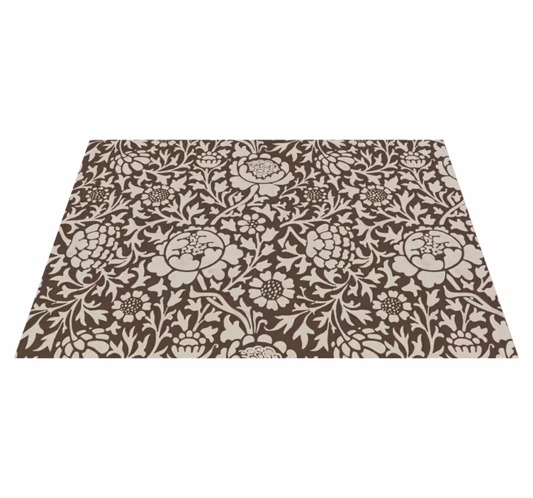 Tovaglietta rettangolare floreale vintage - TenStickers