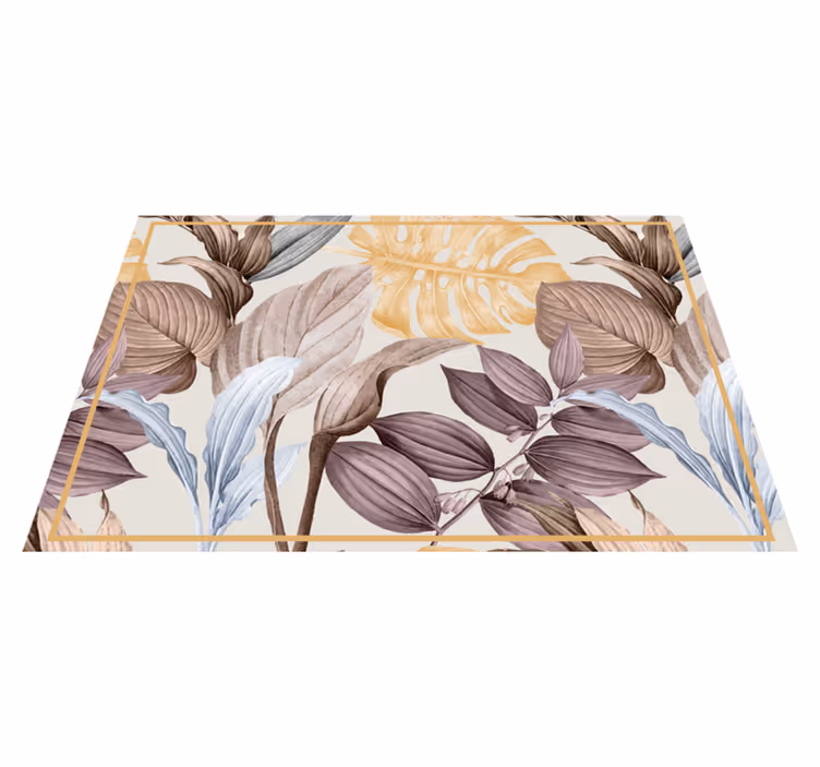 Tovaglietta in pvc con piante tropicali - TenStickers