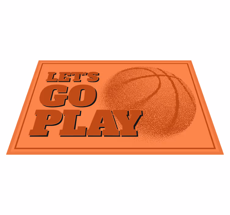 Tovaglietta Americana Stile Basket con Frase - TenStickers