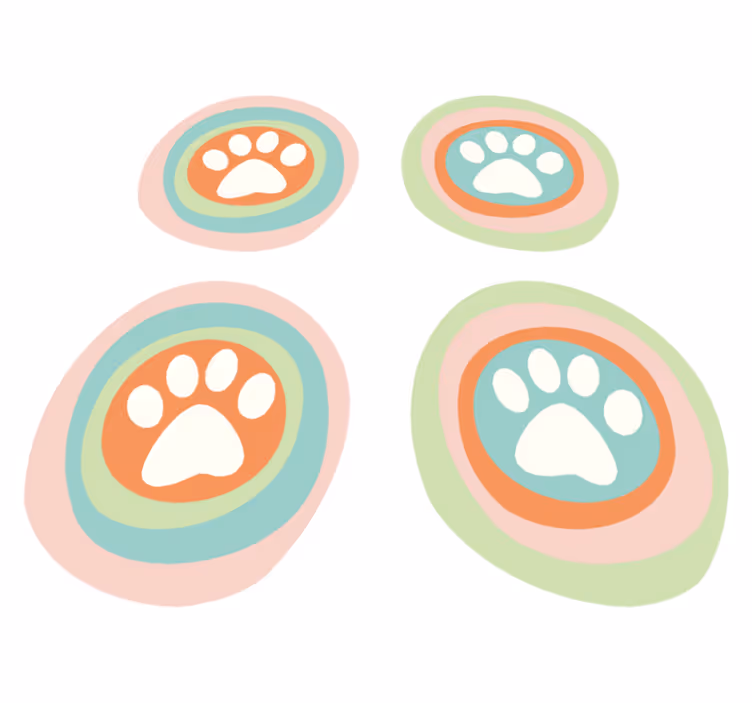 Tappetino ciotola del cibo di cani e gatti - TenStickers