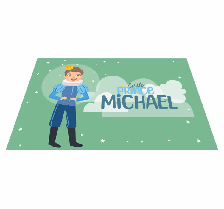 Tovaglietta americana con nome piccolo principe - TenStickers