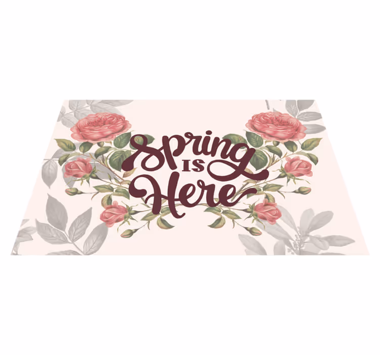 Tovaglietta colazione per casa la primavera è qui - TenStickers