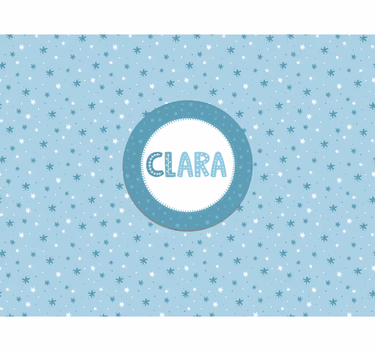 Fotomurale per neonato motivo a stelle - TenStickers