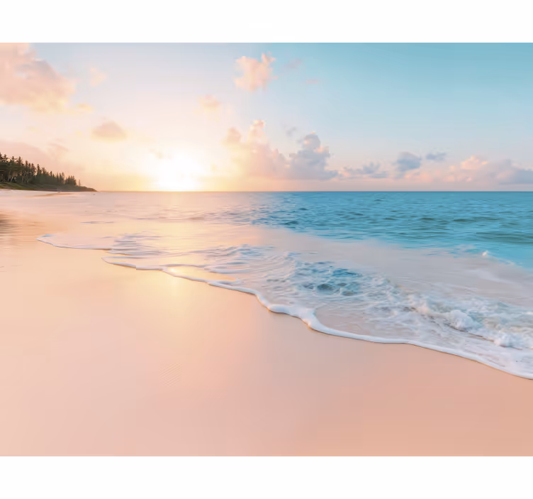 Fotomurale mare design del tramonto calmo - TenStickers