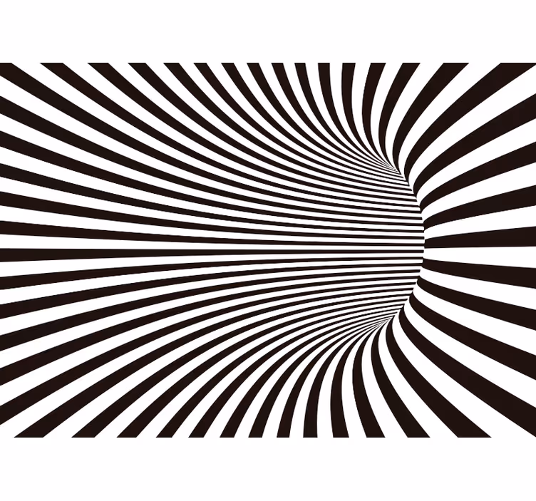 Carta da parati 3D tunnel vortice - TenStickers
