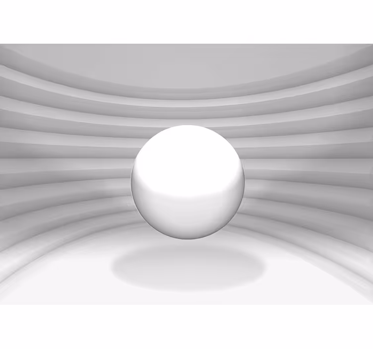 Carta da parati 3D grande stanza geometrica - TenStickers