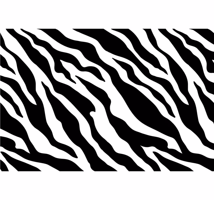 Fotomurale africano stampa animale zebra bianca e nera - TenStickers