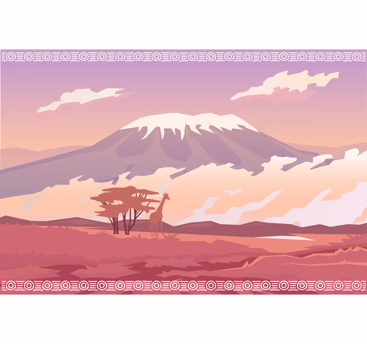 Fotomurale africano kilimangiaro - TenStickers