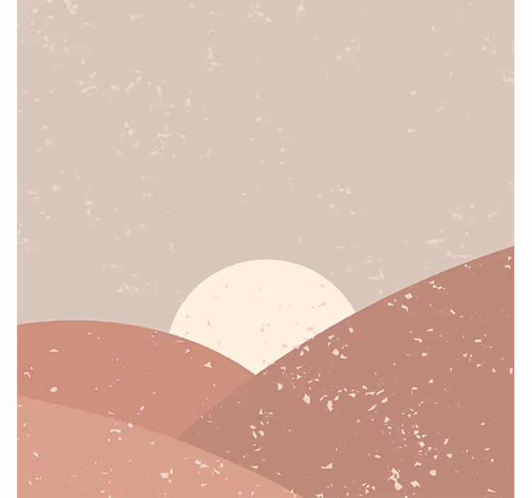 Fotomurale deserto arte murale alba - TenStickers