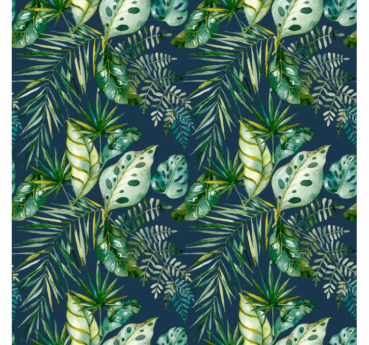 Carta da parati giungla design vegetale stampa - TenStickers