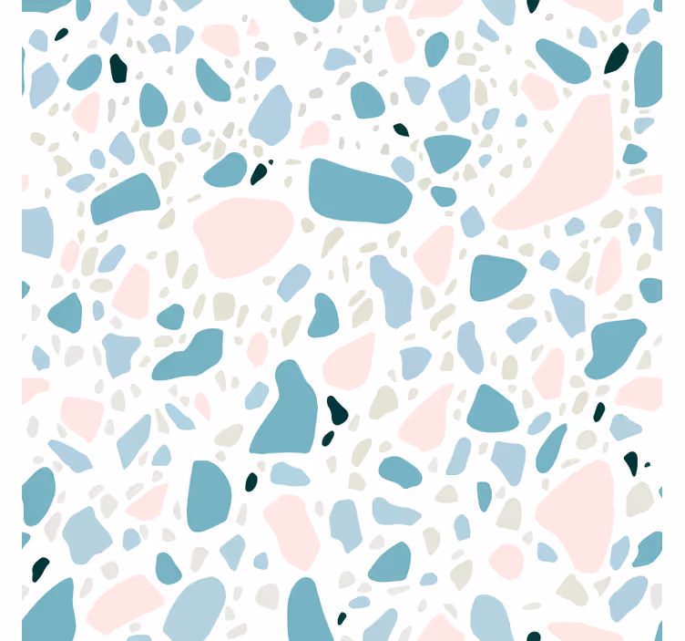 Fotomurale per bagno motivo terrazzo - TenStickers