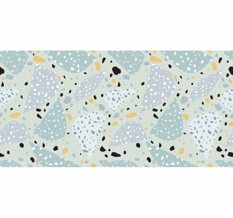 Fotomurale per bagno gometric terrazzo - TenStickers