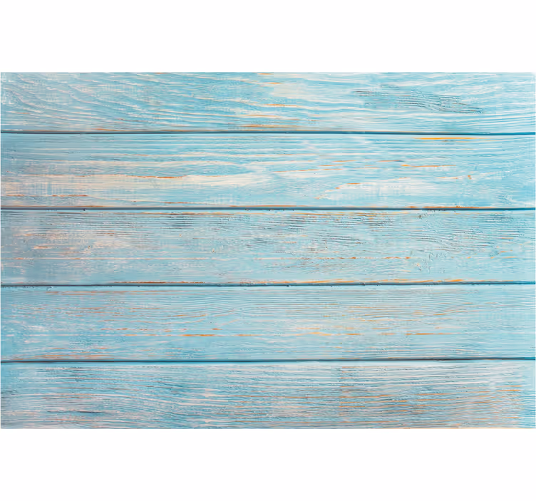 Fotomurale per bagno legno blu pattern - TenStickers