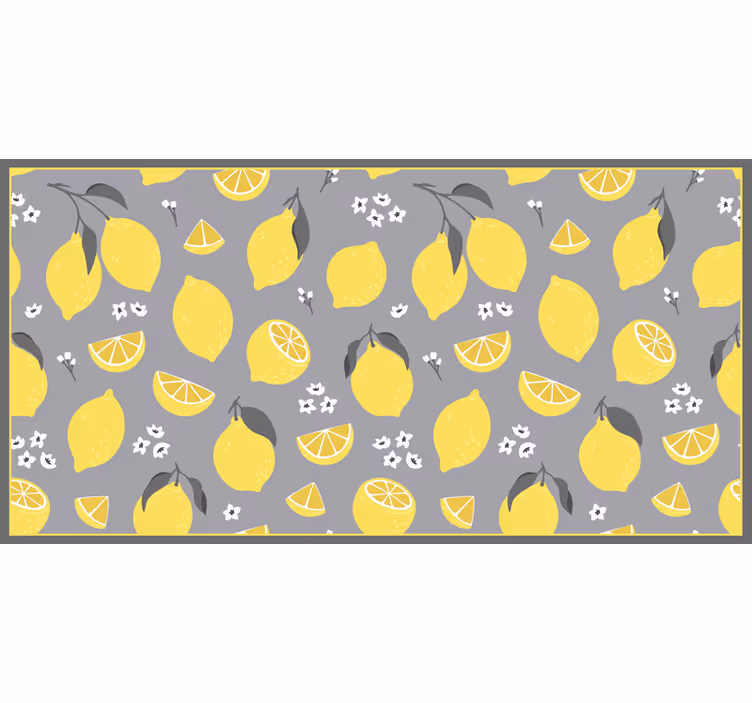 Fotomurale per cucina limone tropicale - TenStickers
