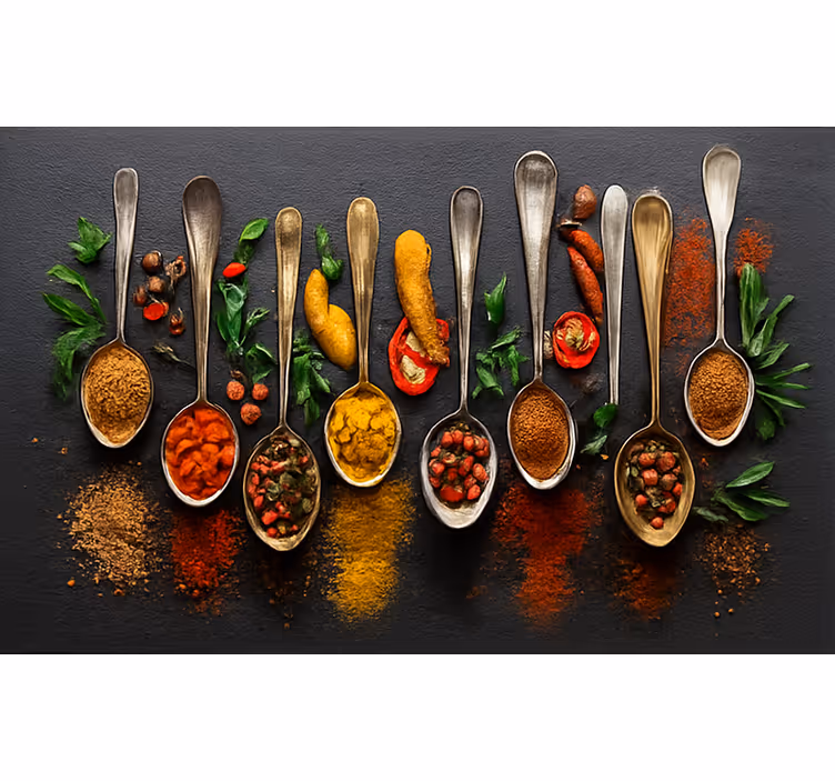 Fotomurale per cucina spezie moderne - TenStickers