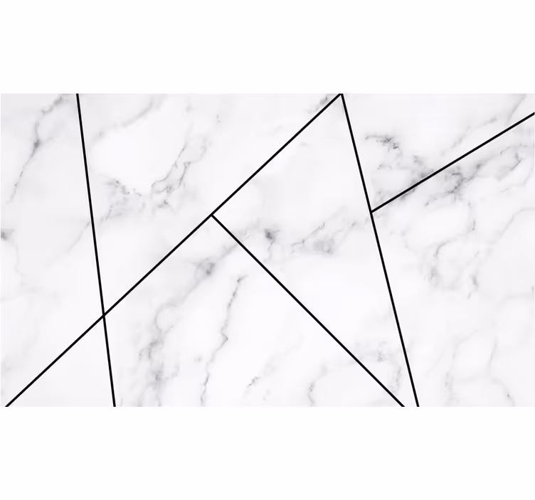 Fotomurale per cucina marmo bianco elegante - TenStickers