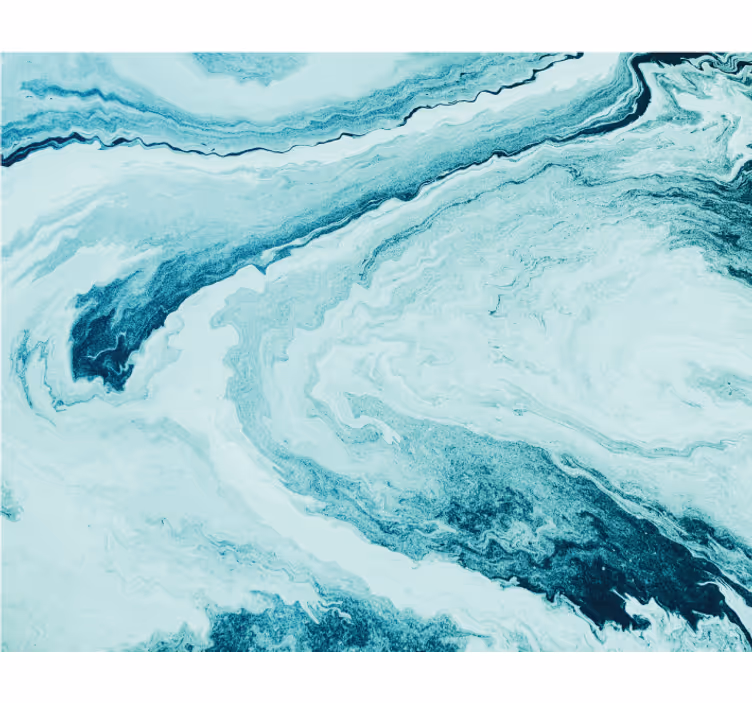 Fotomurale blu onde di marmo blu - TenStickers