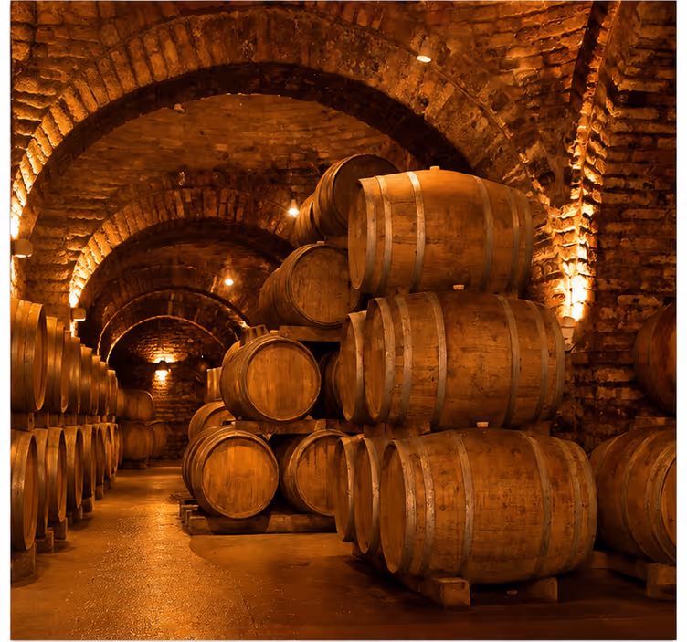 Fotomurale vintage cantina vini - TenStickers