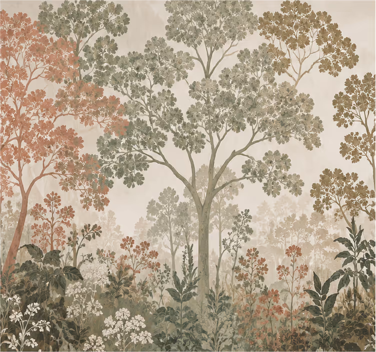 Carta da parati foresta natura - TenStickers