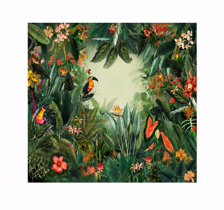 Carta da parati natura giardino esotico - TenStickers