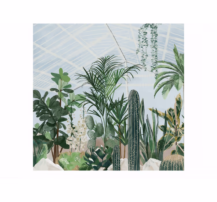 Carta da parati natura giardino botanico enorme - TenStickers