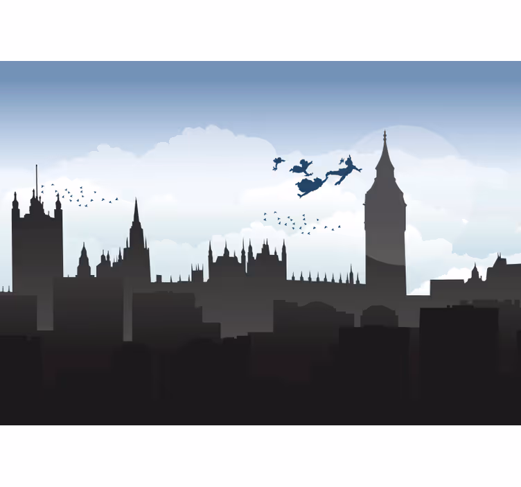 Spettacolare fotomurale cameretta con Londra - TenStickers