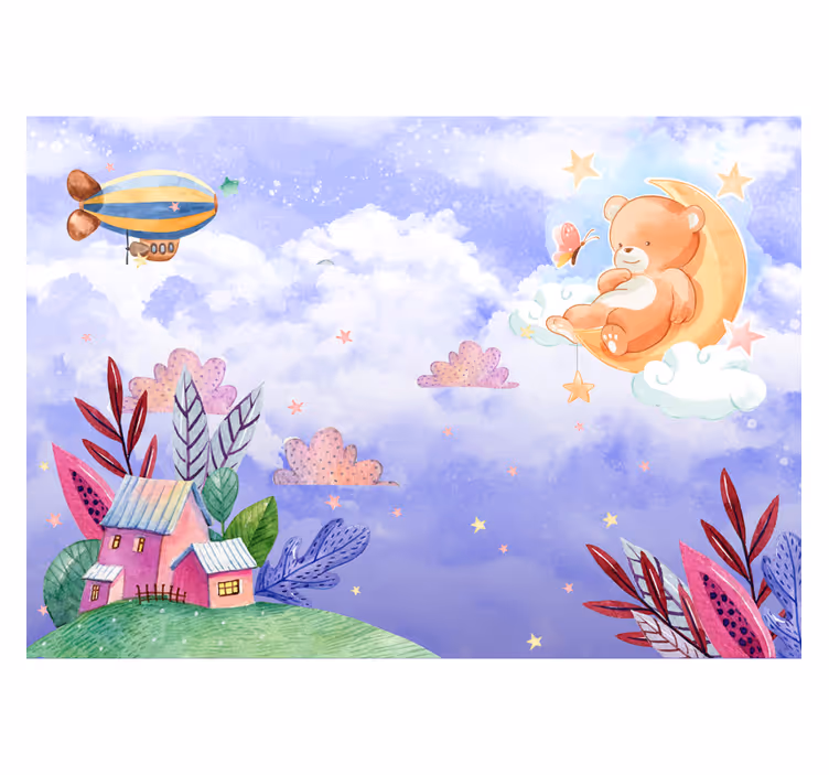 Fotomurale fantasy terra e aria magica - TenStickers