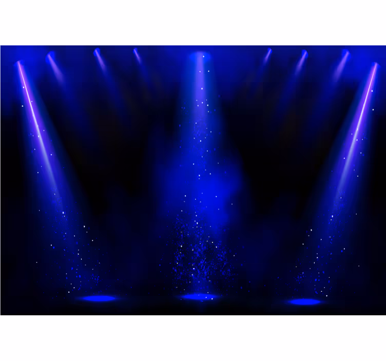 Fotomurale astratto effetto particelle in luce - TenStickers