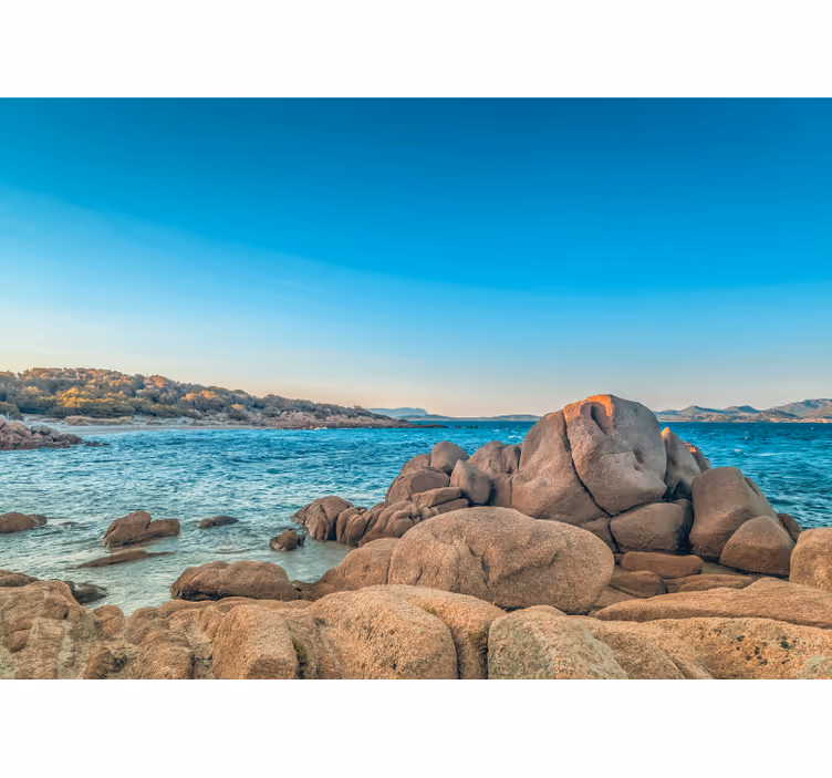 Fotomurale mare serenità della costa rocciosa - TenStickers