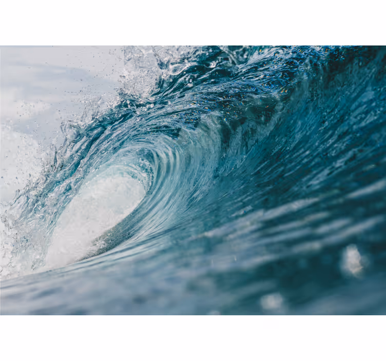 Fotomurale mare onda oceanica dinamica - TenStickers