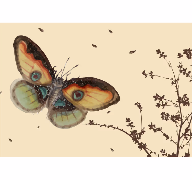 Fotomurale animali grande esposizione di farfalle - TenStickers