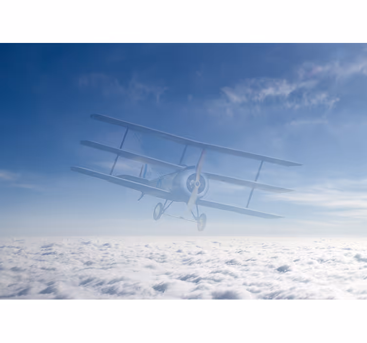 Fotomurale veicoli volo in aereo d'epoca - TenStickers