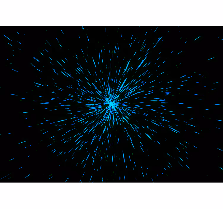 Fotomurale spaziale effetto esplosione stellare - TenStickers