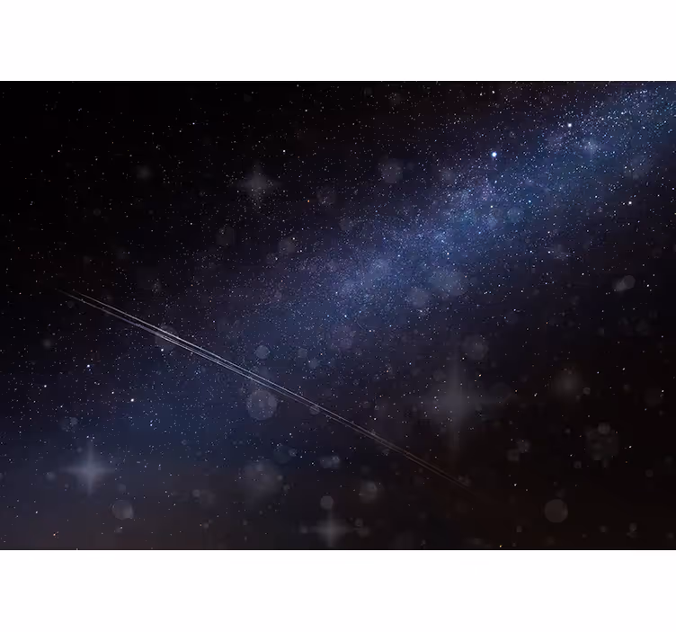 Fotomurale spaziale cielo celeste serale - TenStickers