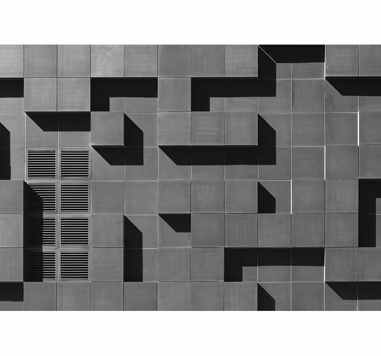 Fotomurale textures gioco di ombre geometrico - TenStickers