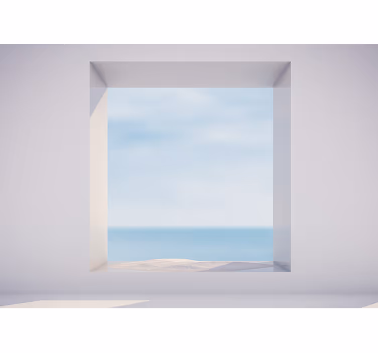 Fotomurale paesaggi vista di mare tranquilla - TenStickers