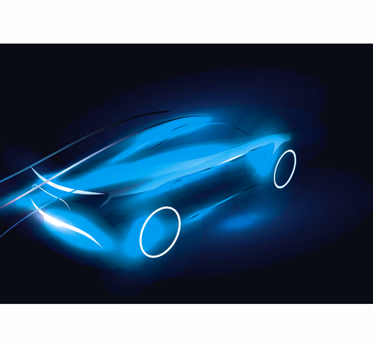 Fotomurale veicoli design automobilistico futuristico - TenStickers
