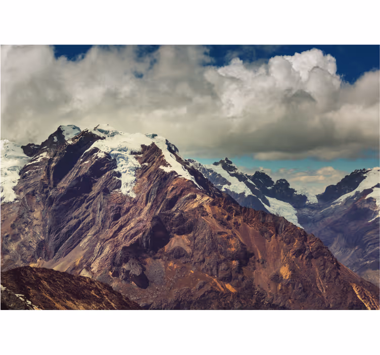 Fotomurale montagna grandi cime ghiacciate - TenStickers