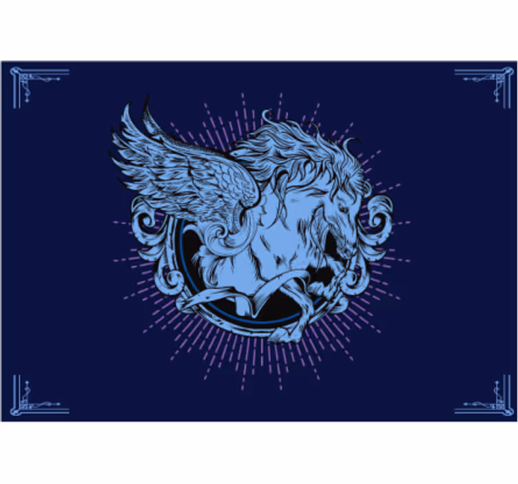 Fotomurali leone emblema del leone alato - TenStickers