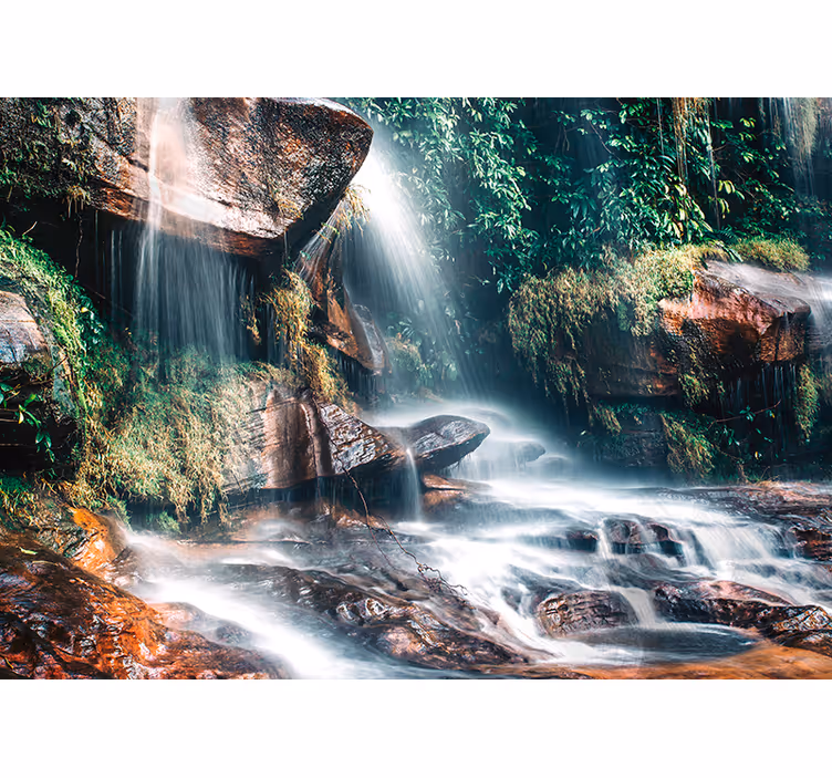Fotomurali natura paesaggio sereno della cascata - TenStickers