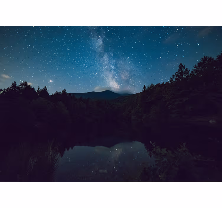 Fotomurali natura vista notturna astrale - TenStickers