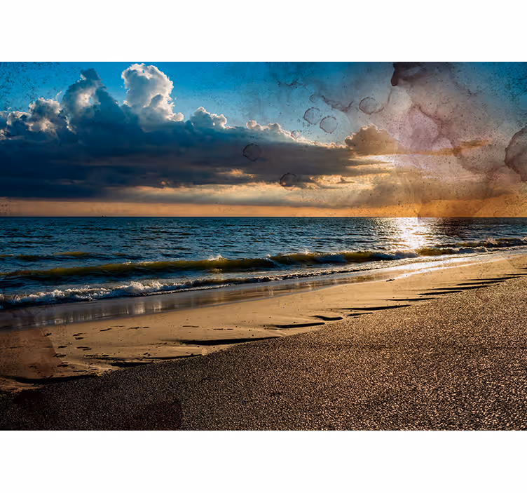 Fotomurali natura vista serena sull'oceano - TenStickers