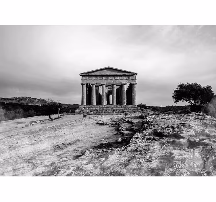 Fotomurale classico struttura del tempio storico - TenStickers