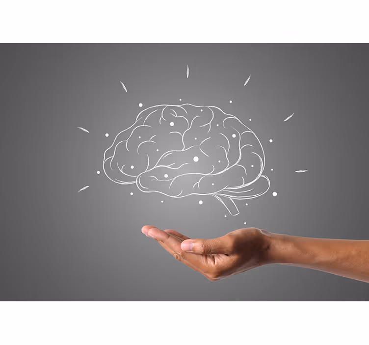 Fotomurali frasi visualizzazione del concetto cerebrale - TenStickers
