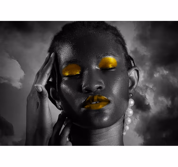 Fotomurali persone ritratto di bellezza sorprendente - TenStickers