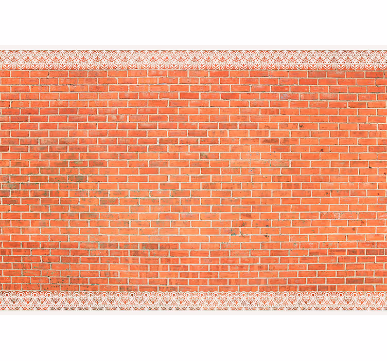 Fotomurale mattoni sfondo rustico - TenStickers