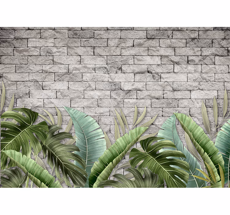Carta da parati natura verde tropicale lussureggiante - TenStickers