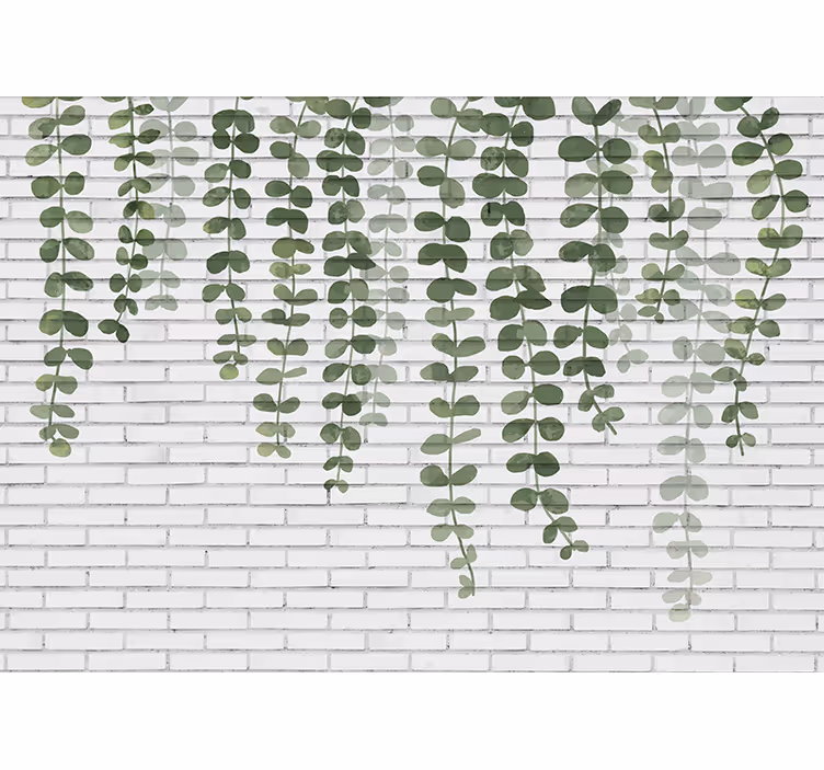 Fotomurale alberi verde pendente - TenStickers