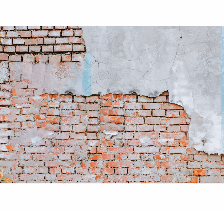 Fotomurale mattoni texture mattone a vista - TenStickers